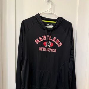 Under Armour Black and Neon Green Hoodie